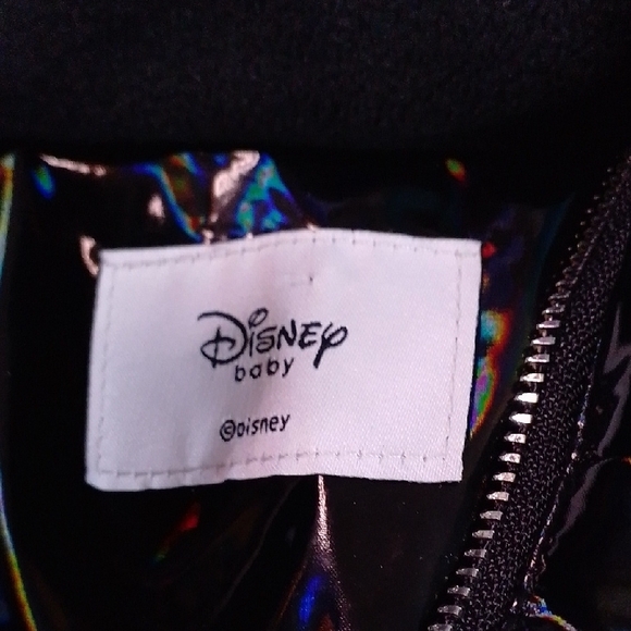 RARE Disney Baby MICKEY MOUSE Black Down Puffer Jacket - Picture 4 of 11